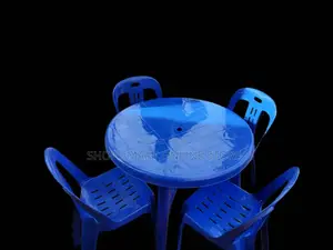 Garden Beaches Bars Plastic Chairs and Table Plastic Chairs and Table