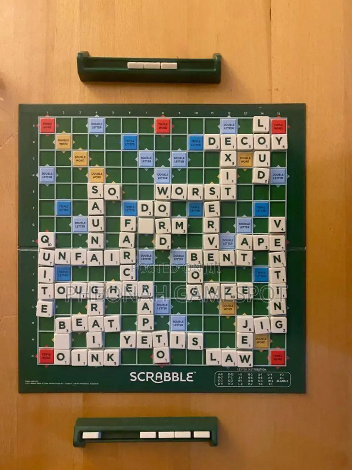 Brand New Scrabble Set: Kids Will Forget Bed Bugs, Focus On Words Now.