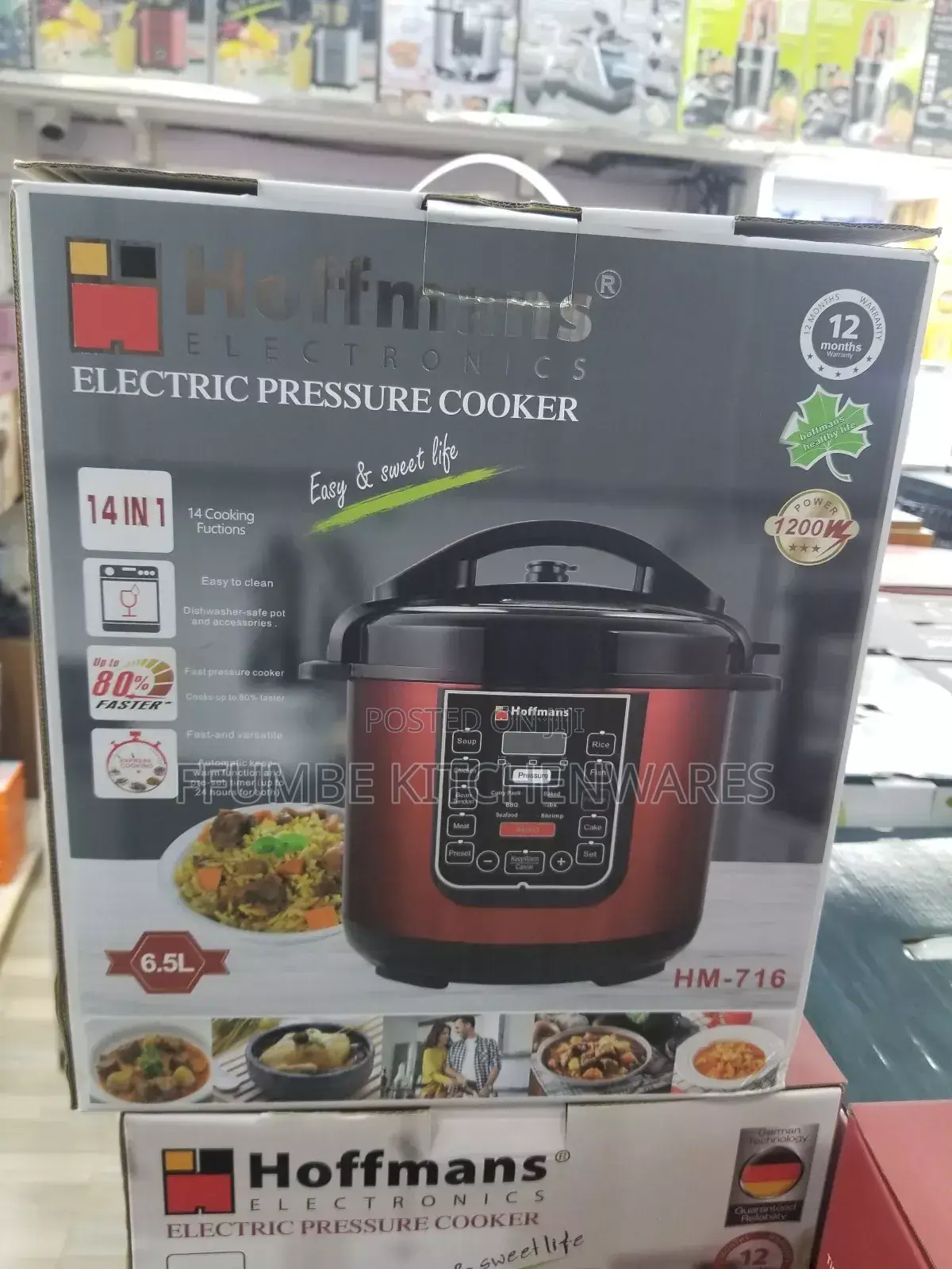 Electric Pressure Cooker 14 in 1