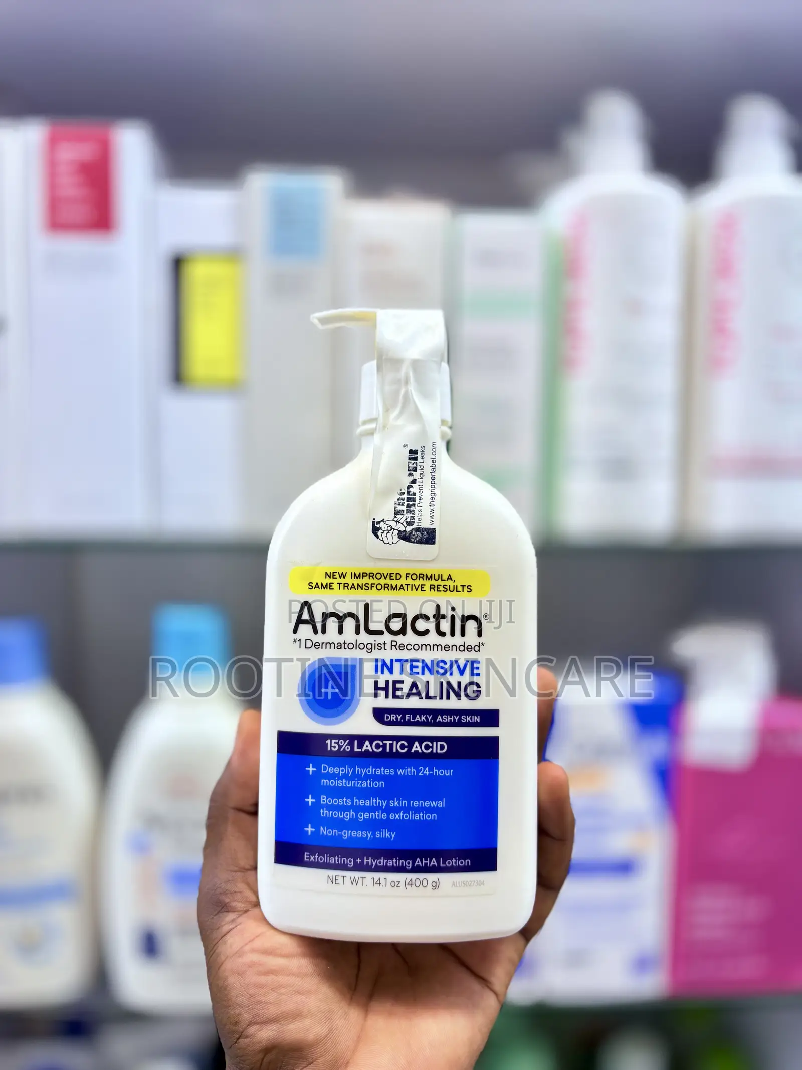 Amlactin Intense Healing 15% Lactic Acid Exfoliating Body Lotion 400g