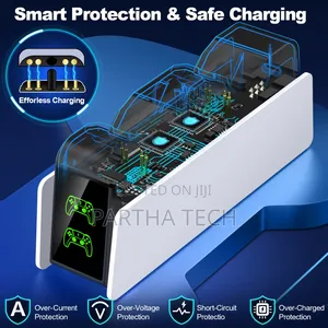 Ps5 Dual Pad Fast Charger Station With RGB