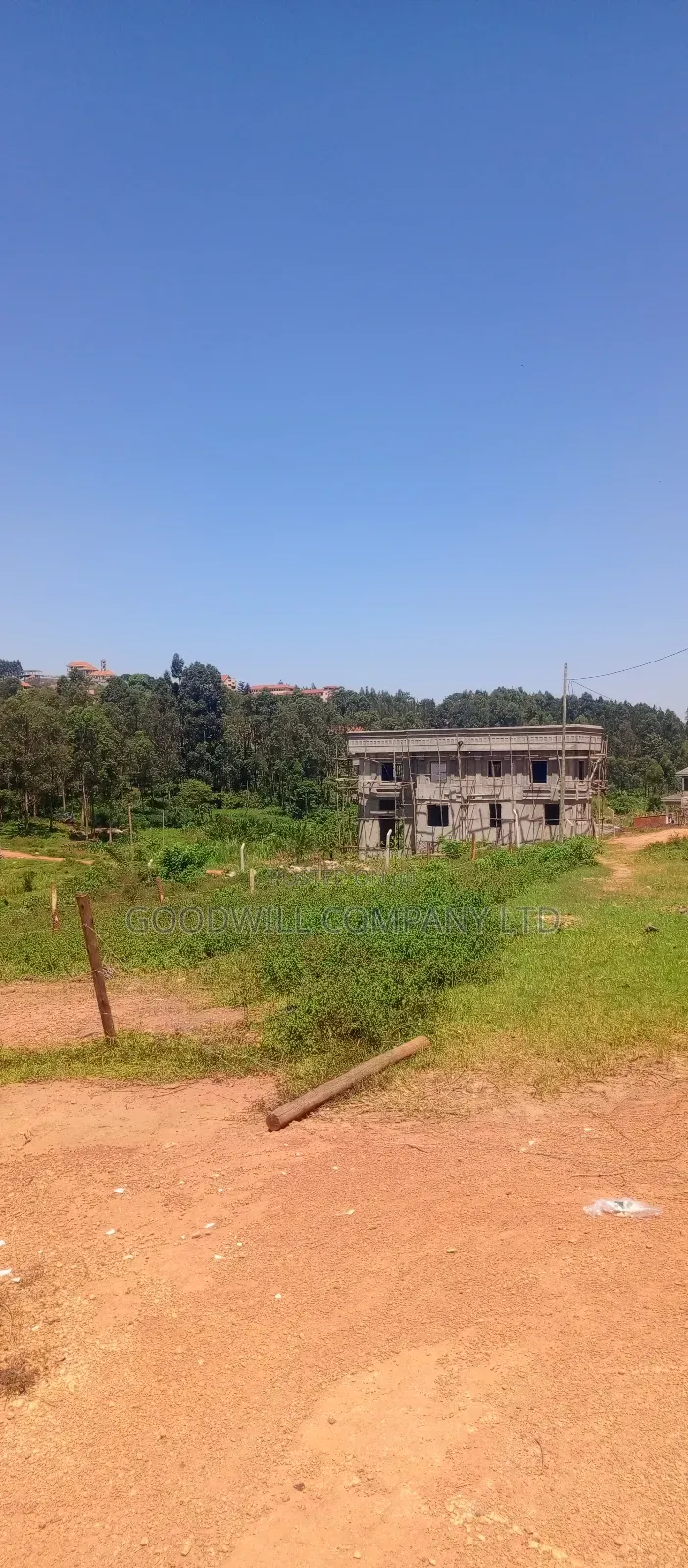 25 Decimals on a Hill Top Near National Water Tanks Jinja Misindye