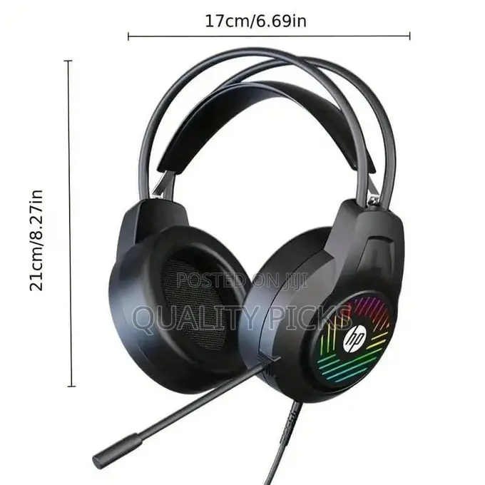 Headset With Boom Mic, Dual 3.5mm Jacks, 50mm