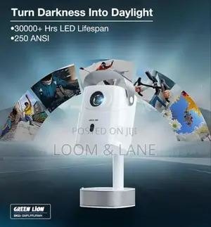 Unique Green Lion Pluto Portable Projector