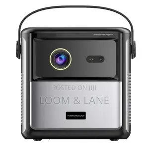 Powerology Starbeam 100" Google DLP Rechargeable Projector - Black