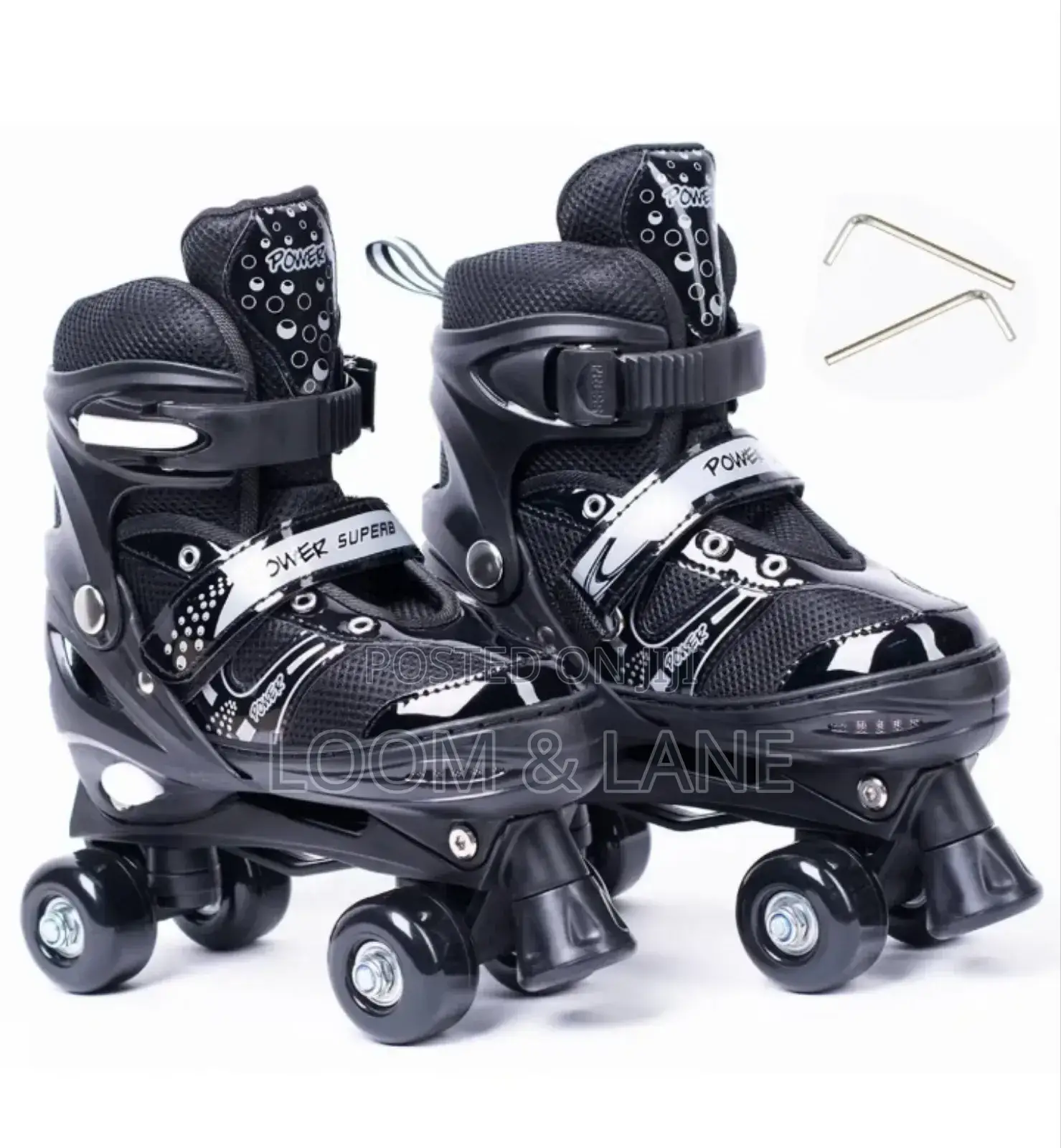 Kids 4 Wheel Roller Skates With Protective Gear