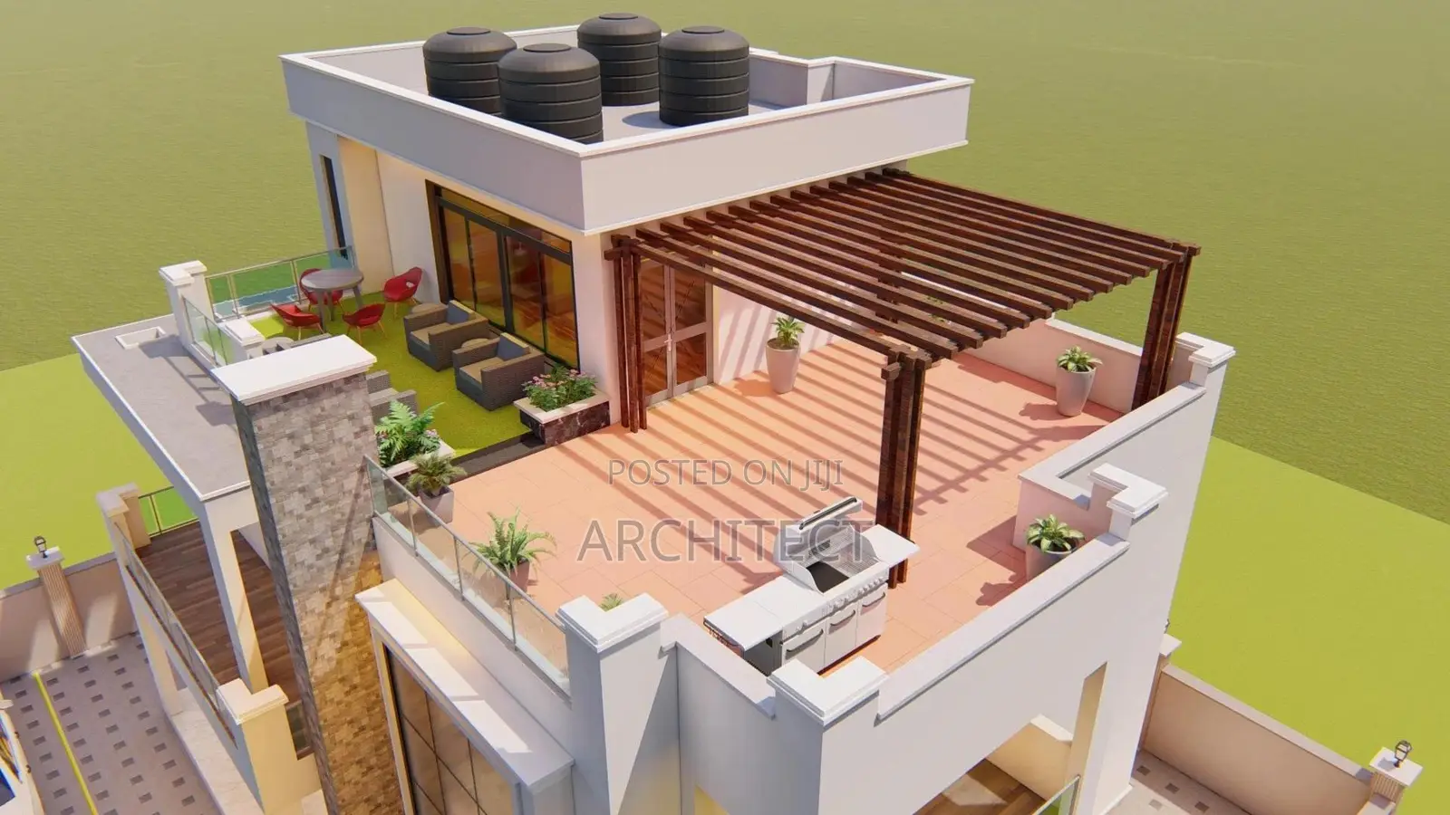 Modern Contemporary 1-Storey House Fit for 50x100ft Plot
