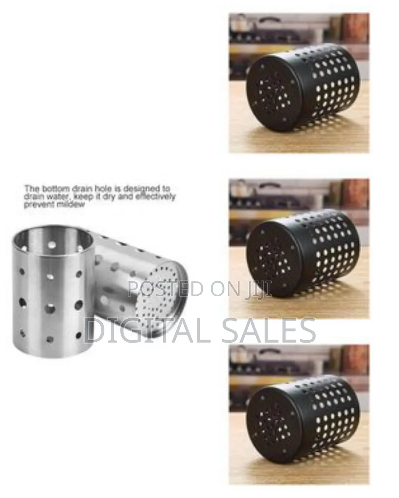 Stainless Steel Cutlery Tin Holder