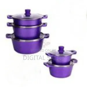 Premium Non-Stick Cookware Set With Hammered Copper