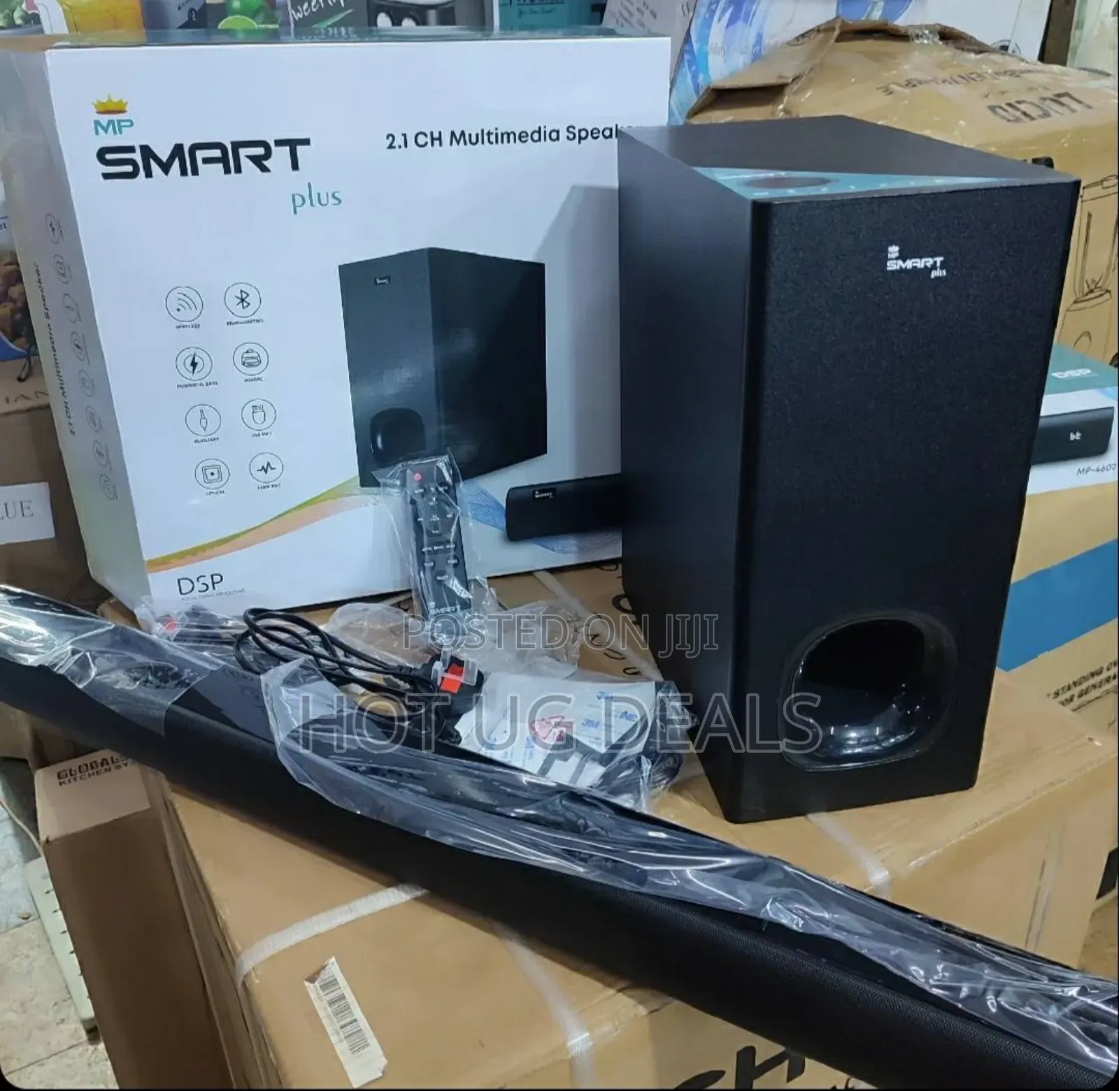Smartplus  Mp-2222 Wireless Soundbar System With Bluetooth, Deep Bass