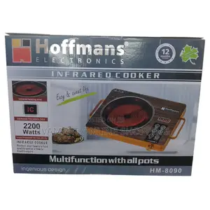 Hoffmans Infrared Single Hot Plate / Cooker - 12 Months Warranty