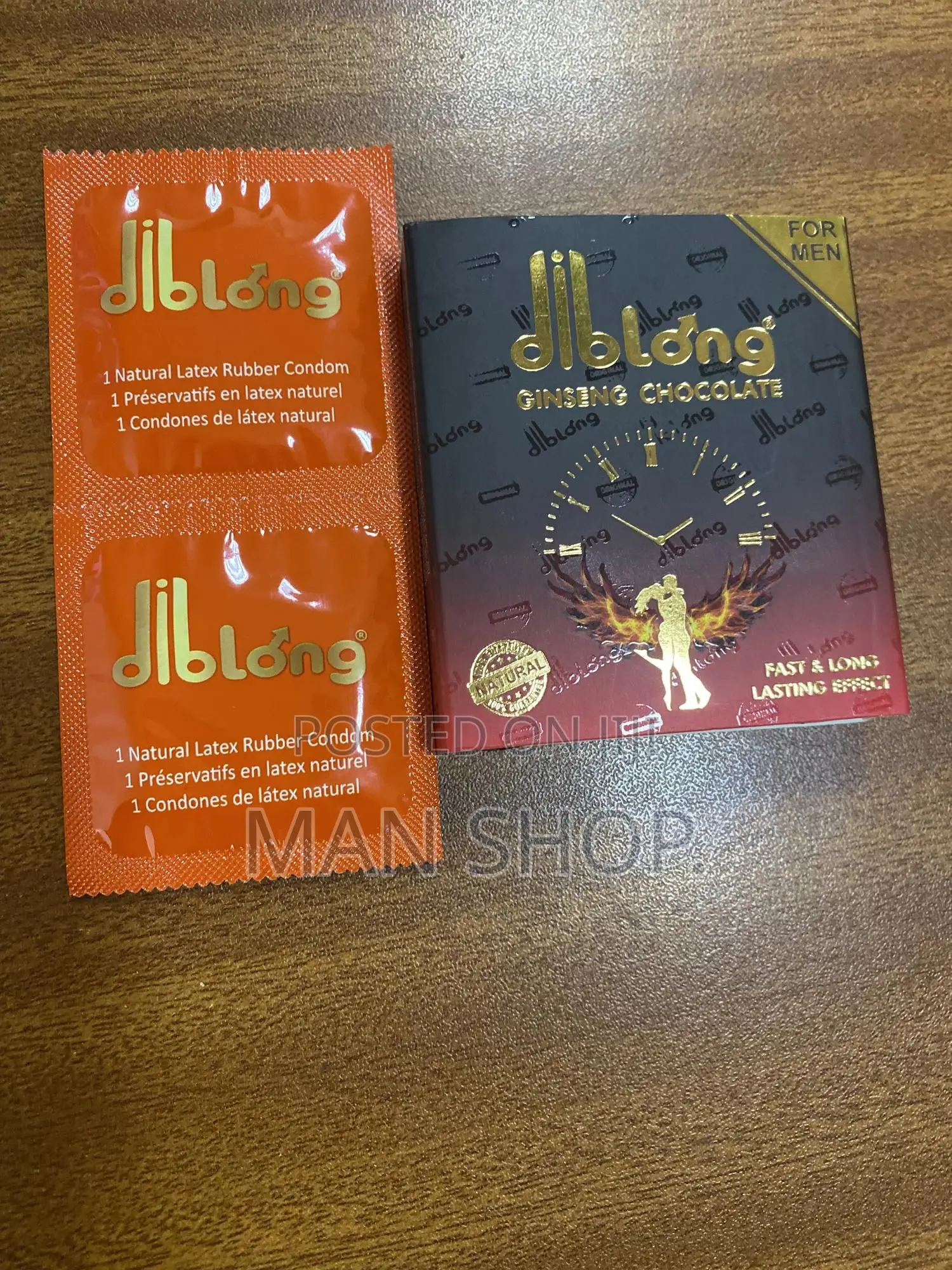 Diblong Man Power Chocolate For Men.Get 2pcs Of Condom For Free