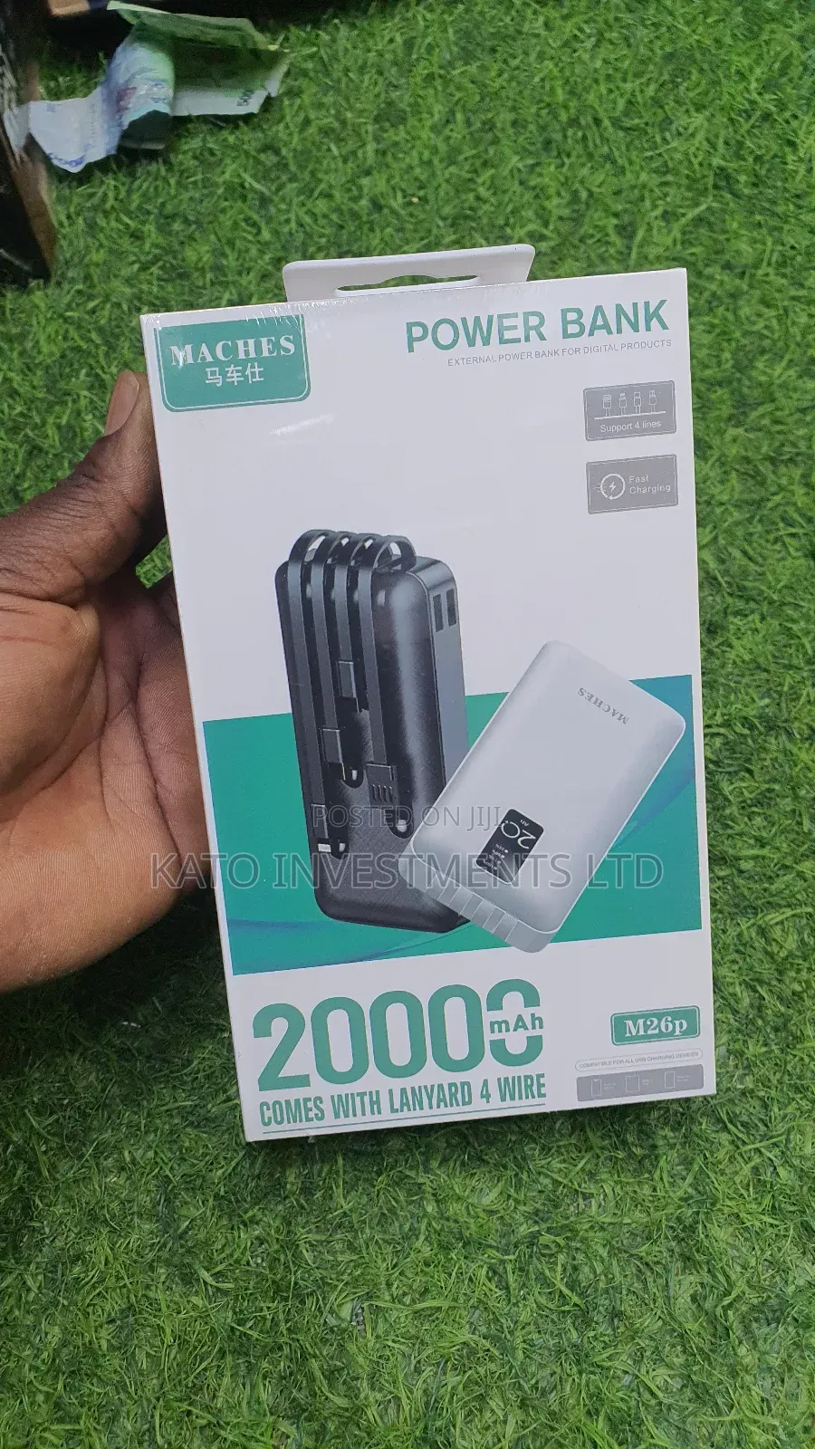 Maches Power Bank 20000mah Fast Charging