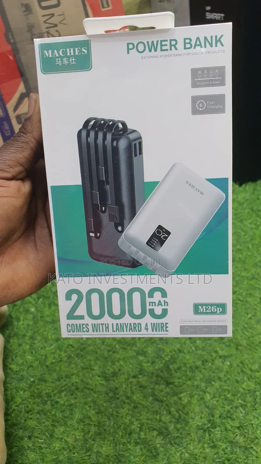 Maches Power Bank 20000mah Fast Charging