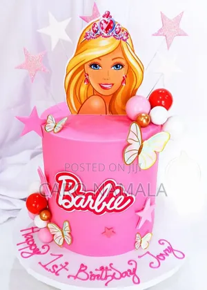 Barbie Theme Cake