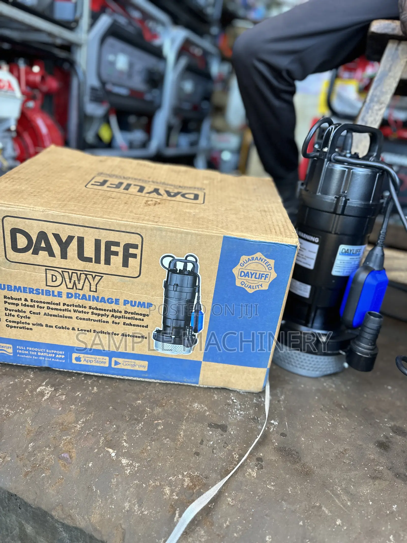 Dayliff Submersible Water Pump 33m Max Head