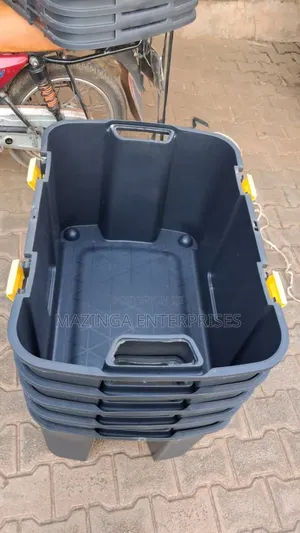 150litrs Addis Black Heavyduty Plastic Storage Boxes