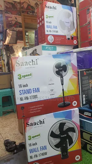 Saachi Fan Stand Black Nl-fn-1738s