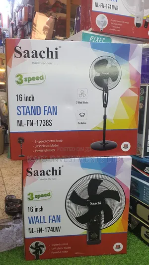 Saachi Fan Stand Black Nl-fn-1738s