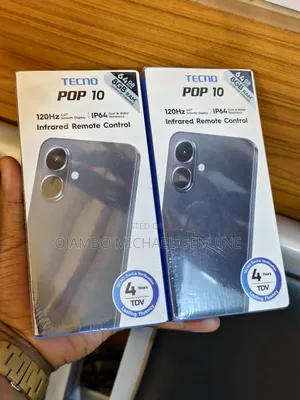 New Tecno Pop 10 128 GB Black