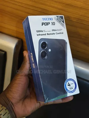New Tecno Pop 10 128 GB Black