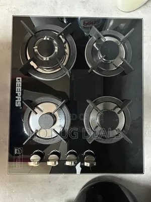 Geepas 4 Burners Gas Cooker With Built-in Gas Hob, Auto Ignition