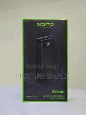 Oraimo Traveler 12 Byte 20,000mah Power Bank – Portable Fast Charger
