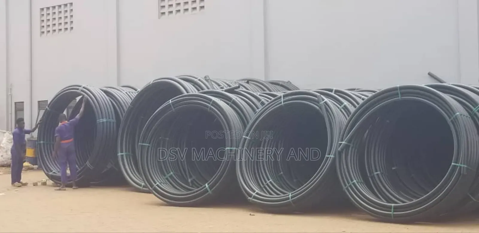4" 4 Inches 50metres Hdpe Delivery Pipes Black for Underground