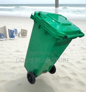 Main Beach 120litres Plastic Dust Bins Plastic Dust