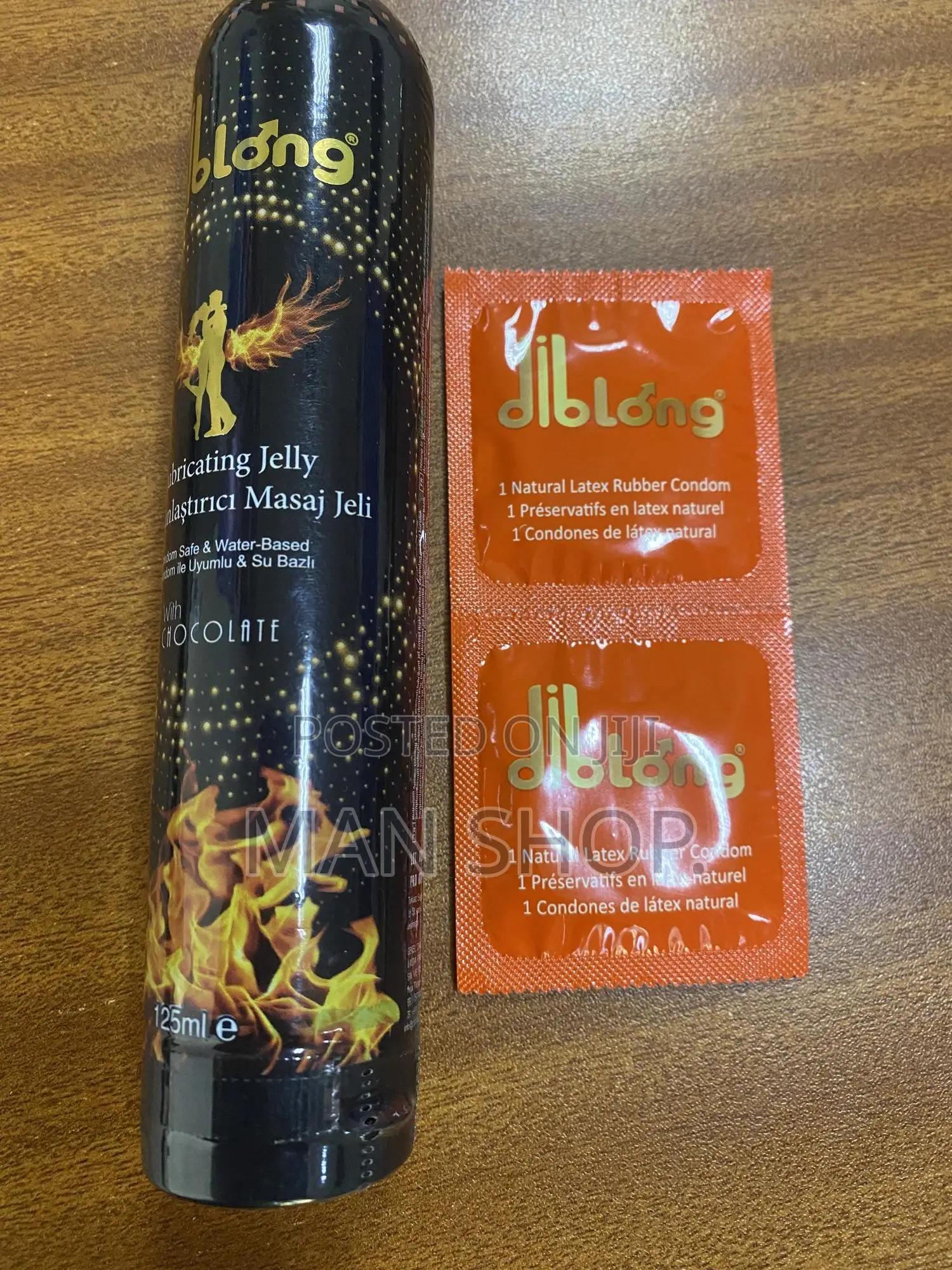 Diblong Lubricating Jelly 125g.Get 2 PCS of Condom