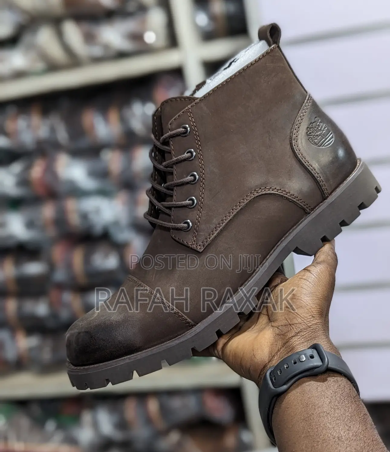 Original Coffee Brown Timberland Casual Ankle Boots