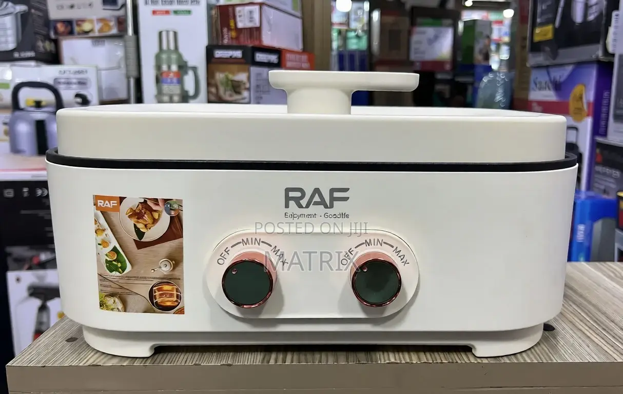 Raf 6l Multifunctional Electric Hot Pot Cooker Steamer - Cream
