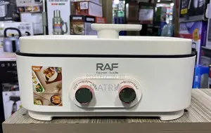 Raf 6l Multifunctional Electric Hot Pot Cooker Steamer - Cream