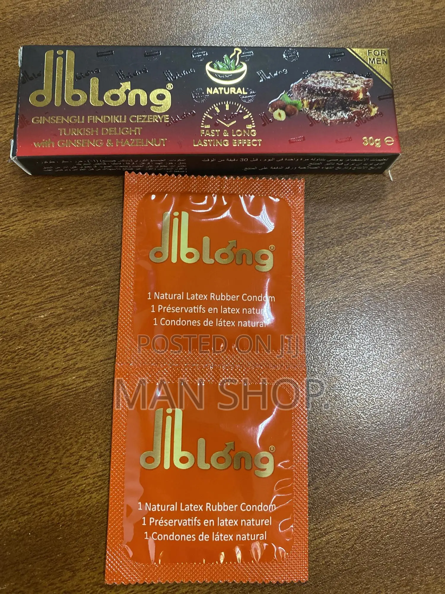 Diblong With Hizelnut for Men.Buy and Win 2 PCS of Condoms