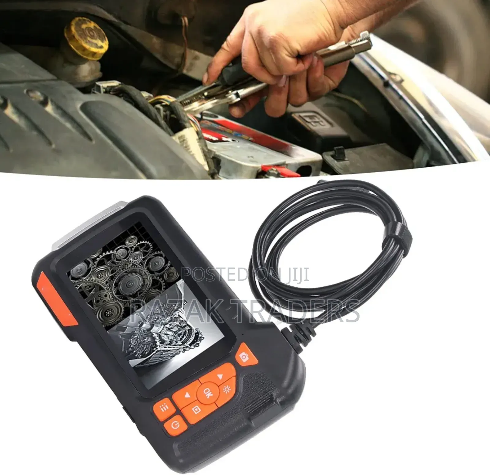 Industrial Endoscope Camera, Inspection Camera Photo 4.5in 8mm