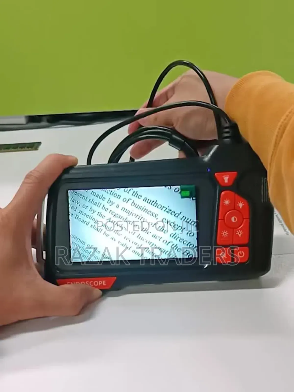 Industrial Endoscope Camera, Inspection Camera Photo 4.5in 8mm