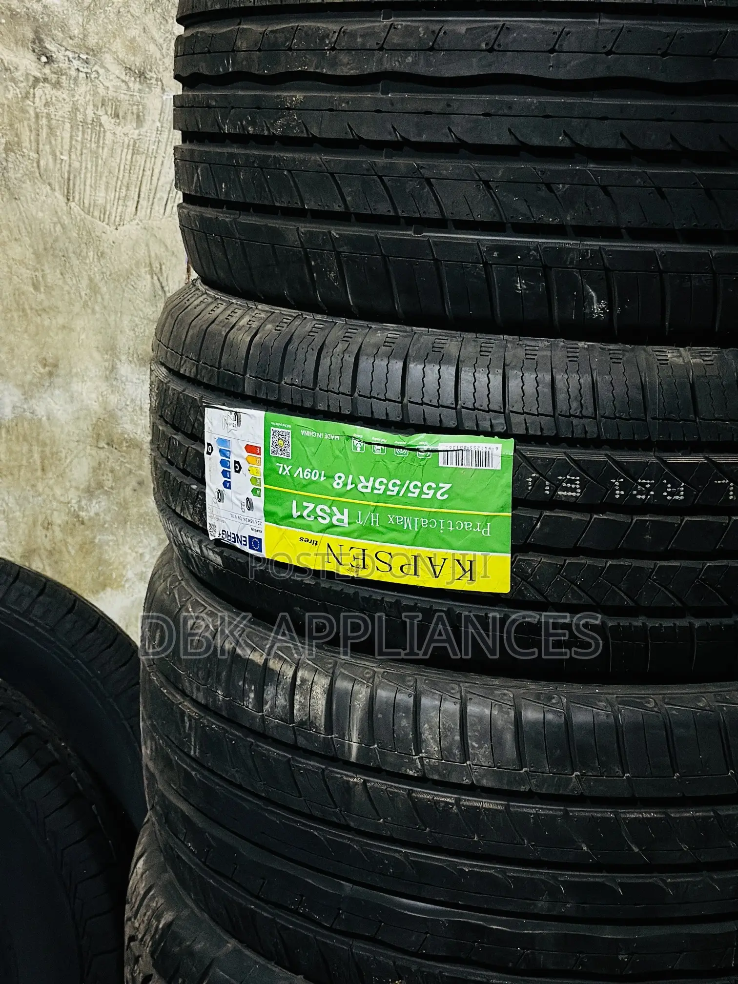 Kapsen Tires 255/55r18 in Stock at a Good Price