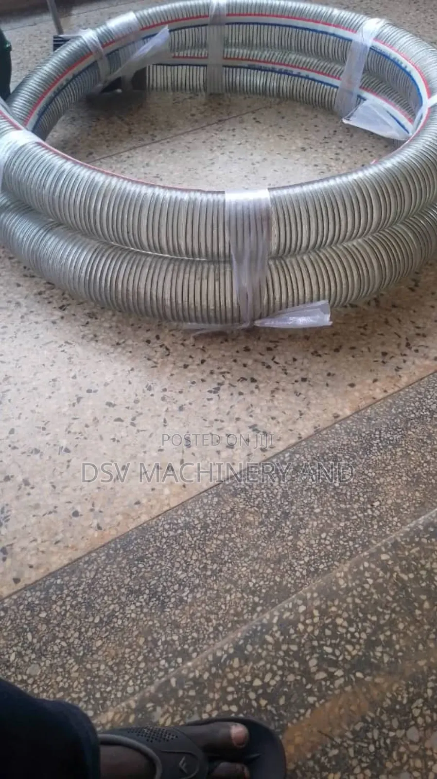 4" Suction Pipe Reinforced With Wire
