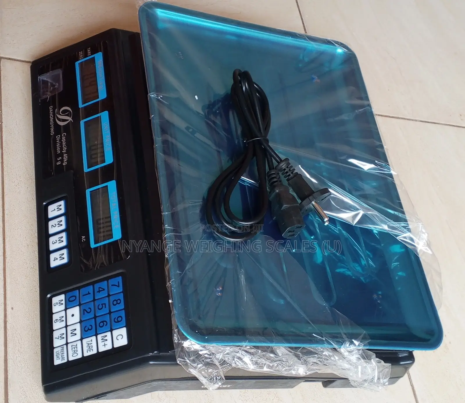 Electronic Compact Weighing Scale 40kg Weigh Accurate Weighing Scale