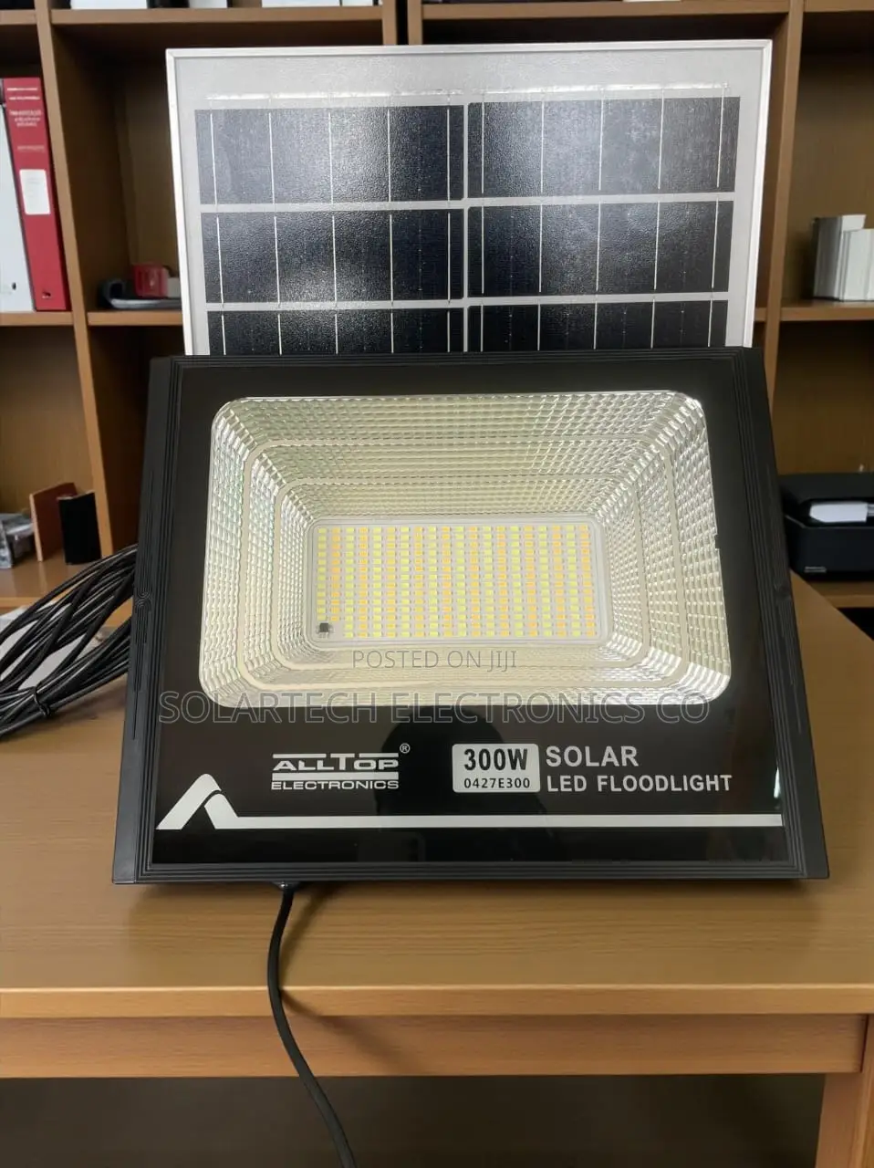 300w Alltop Solar Flood Light – Reliable Night Lighting