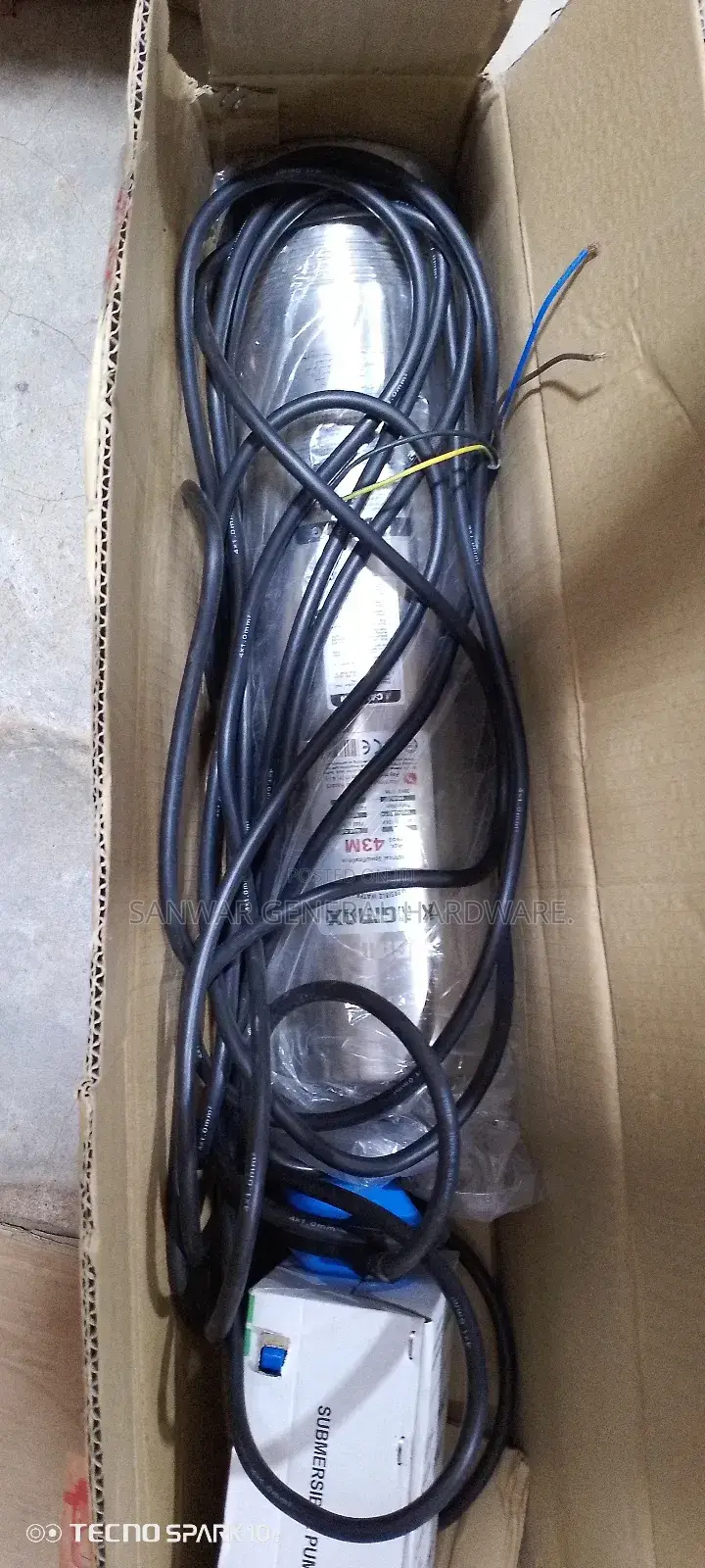 43m-Submersible Water Pumps.(Sucks From Bottom) Stainless Steel.