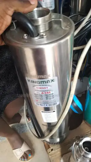 43m-Submersible Water Pumps.(Sucks From Bottom) Stainless Steel.