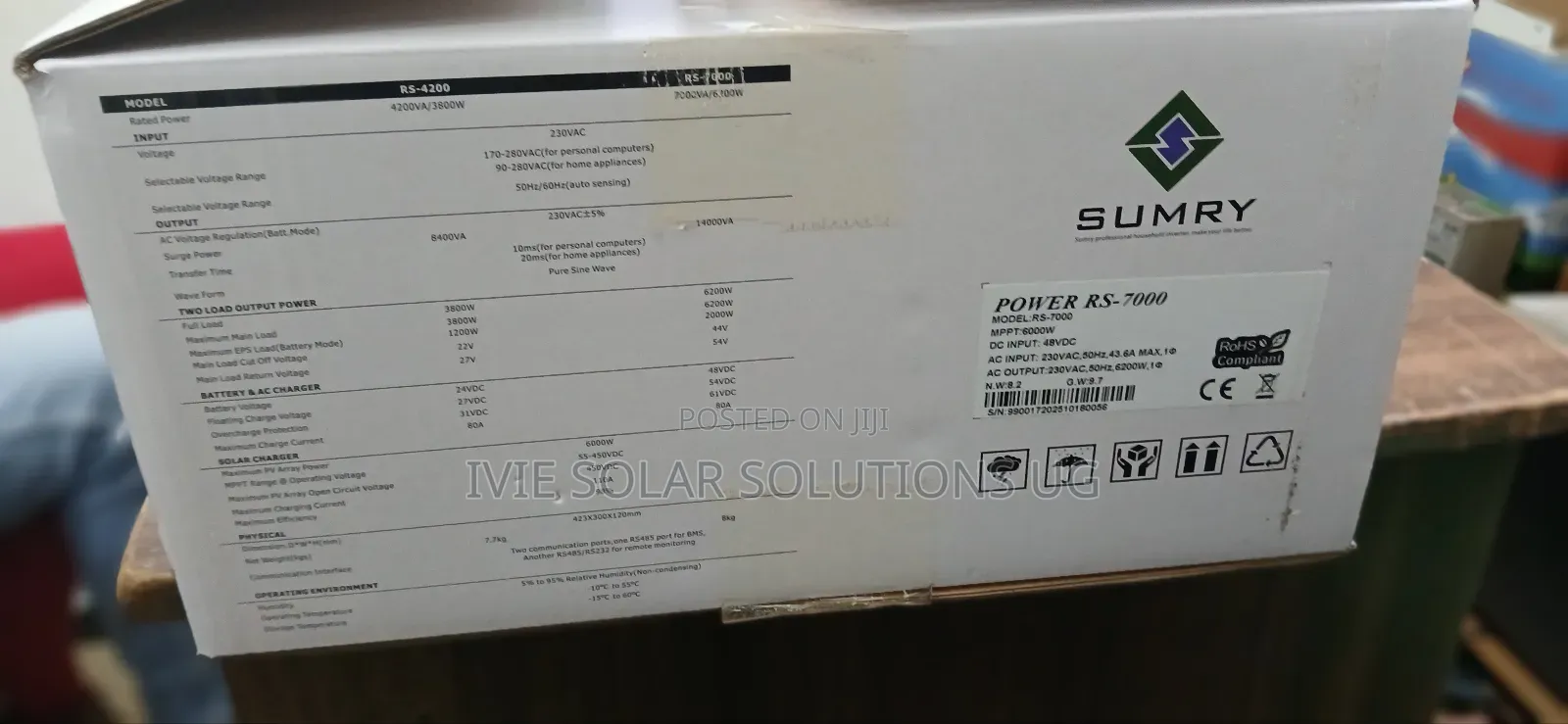 Sumry Hybrid Inverter Kva / 6200watts