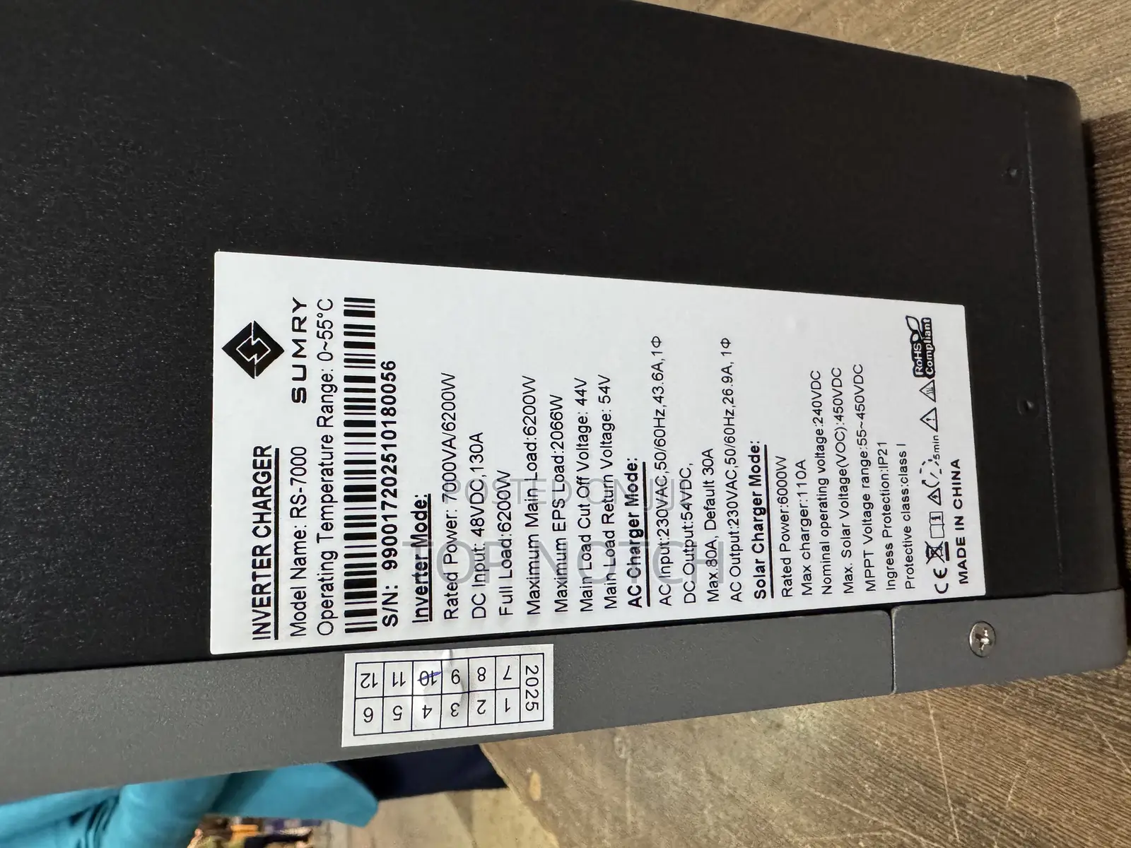 Sumry Hybrid Solar Inverter 7.0kva