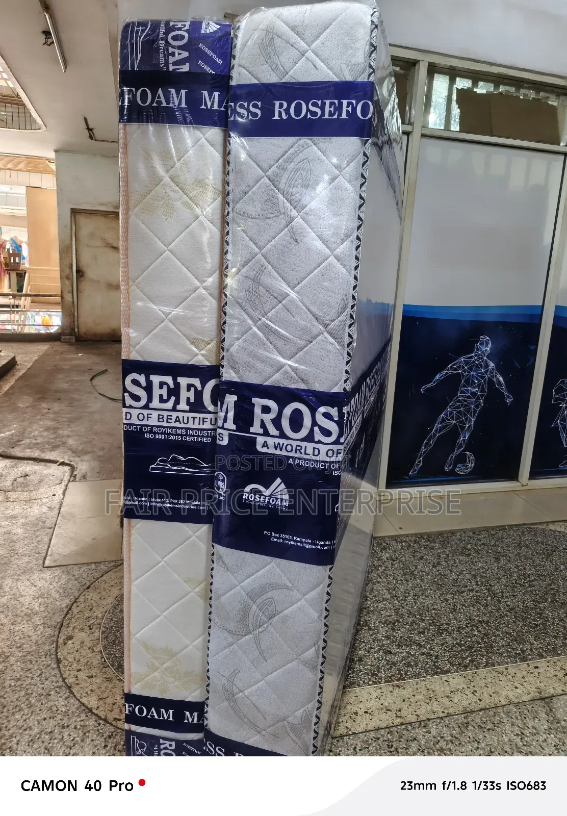 5x6 By10 Inches. Rose Foam Mattress High Density Smart