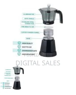 Winning Star 6-cup Electric Moka Pot, 300ml