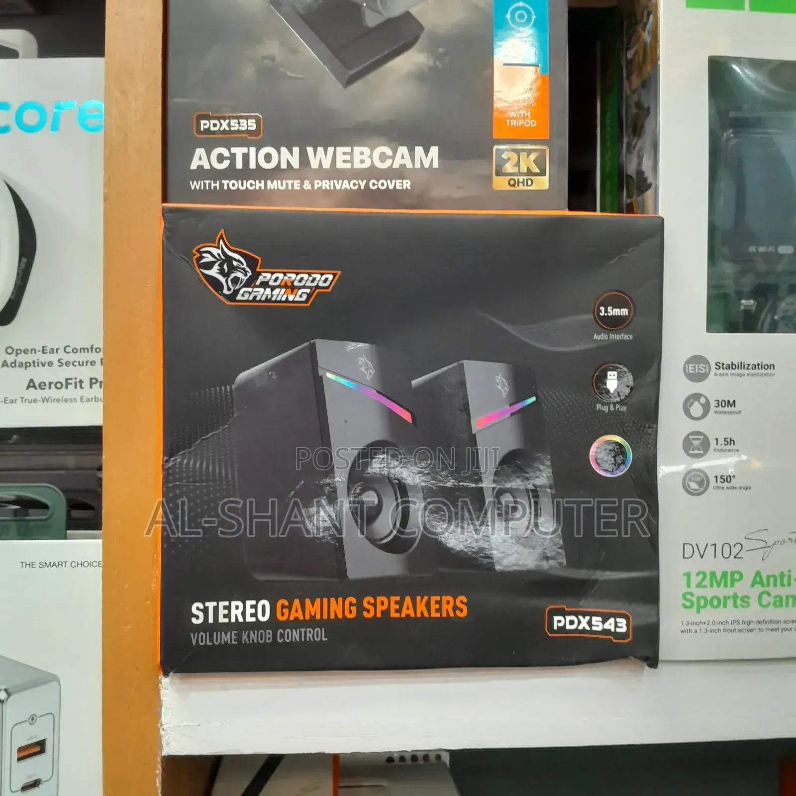 Porodo Stereo Gaming Speakers/Porodo Pdx543 Speakers