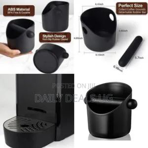 Heavy-Duty Espresso Knock Box / Coffee Dump Bin - Multicolor