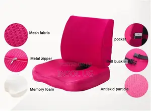 Memory Foam Car Backrest Seat Cushion