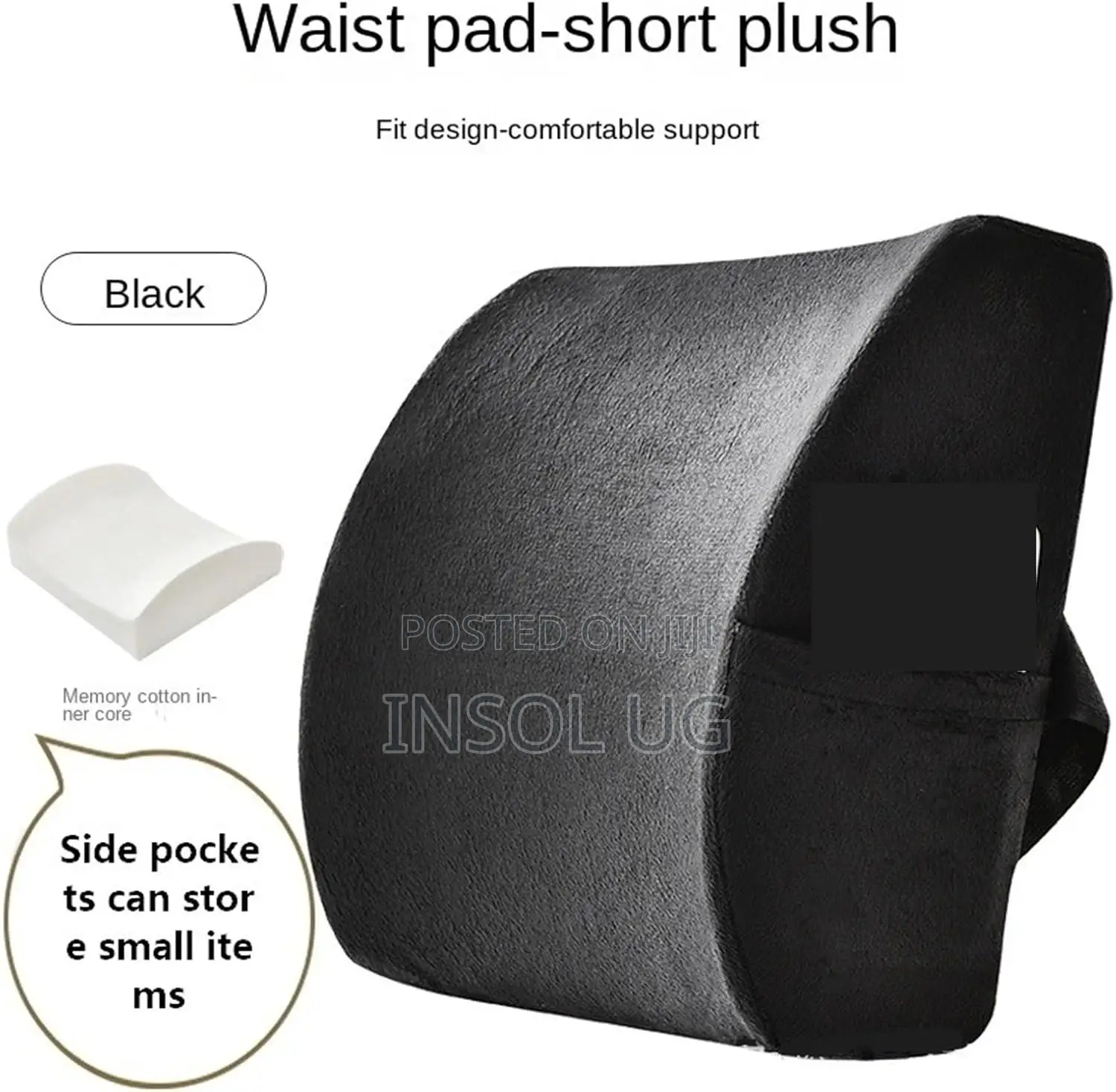 Memory Foam Car Backrest Seat Cushion